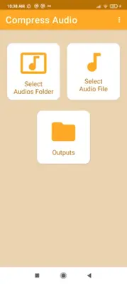 Compress Audios android App screenshot 4
